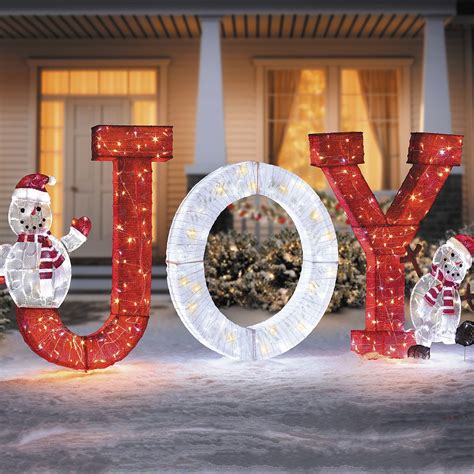 Joy sign christmas, Outdoor