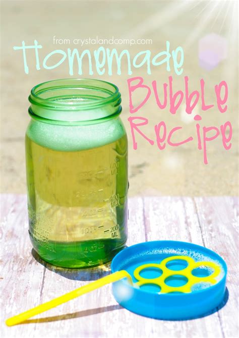 Joy Dish Soap Bubble Recipe
