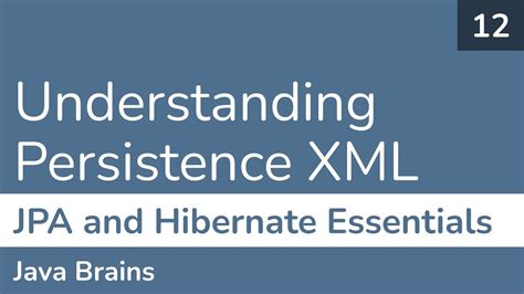 jpa hibernate persistence.xml