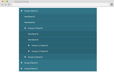 Jquery Accordion Multiple Levels