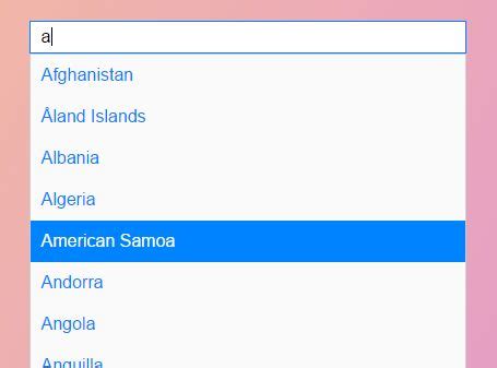 Jquery Autocomplete Dropdown