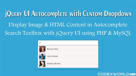 Jquery Autocomplete From Database