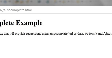 Jquery Autocomplete Java Example