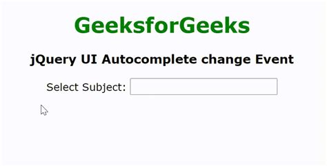 Jquery Autocomplete On Change