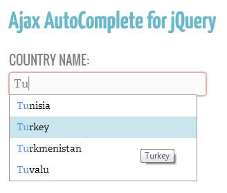 Jquery Autocomplete Plugin With Ajax