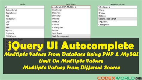 Jquery Autocomplete Text And Value