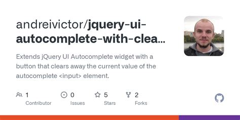 Jquery Autocomplete With Clear Button