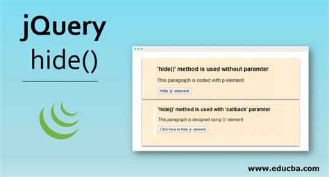 Jquery Elements To Hide