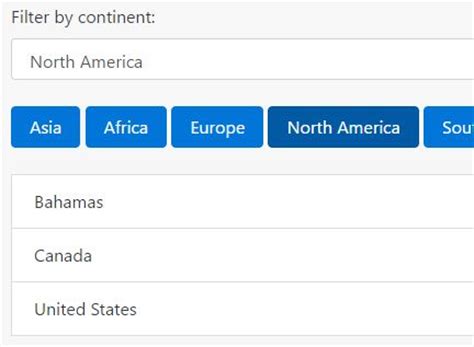Jquery Filter A List