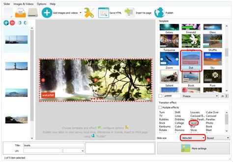 Jquery Image Slider With Dots Control At Bottom