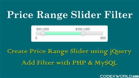 Jquery Price Range Slider Ajax Php