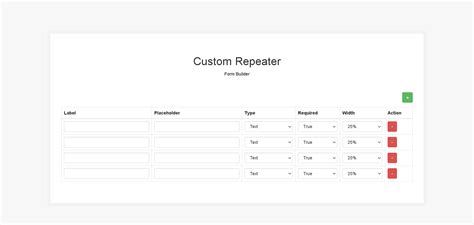 Jquery Repeater Codepen