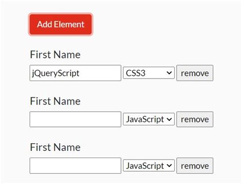 Jquery Repeater Setlist Select