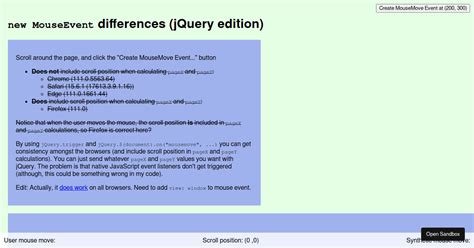 Jquery Scroll With Mouse Position