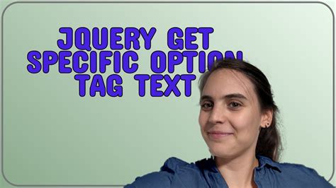 Jquery Tag Get Text
