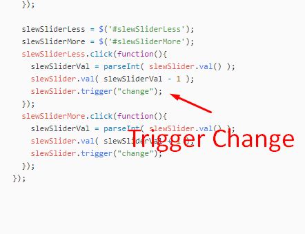 Jquery Ui Slider Trigger Change