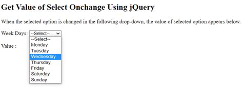 jQuery Onchange open URL via select jQuery YouTube