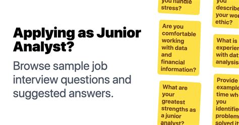 jr analyst interview questions
