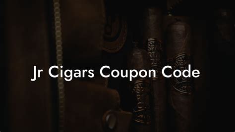 jr cigar coupon code june 2023