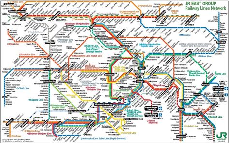 jr east railway lines network map