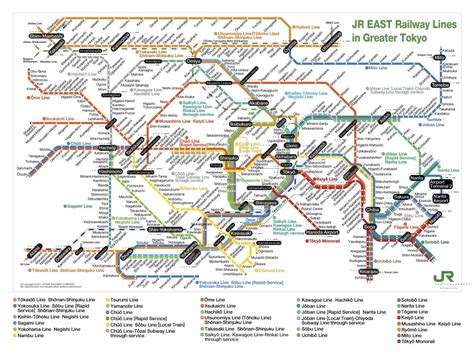 jr east tokyo map