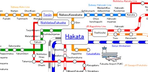 jr hakata station map