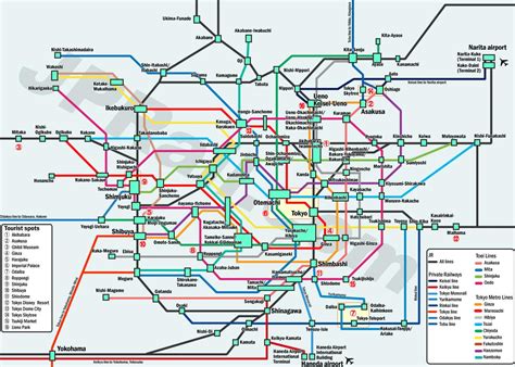 jr pass map tokyo