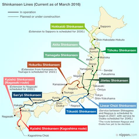 jr shinkansen route map