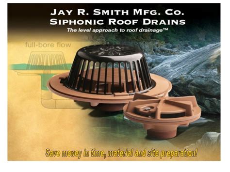 jr smith siphonic roof drains