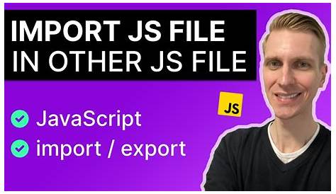 Export Import of files in Node JS