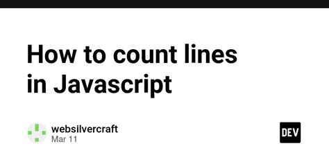Js Count Lines Of String
