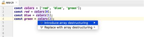 js destructuring array in function parameters