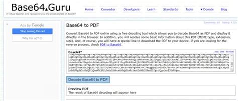 Js Display Base64 Pdf