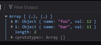 js make array from object keys