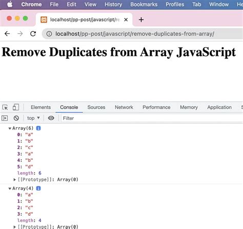 Js Remove Repeated From Array