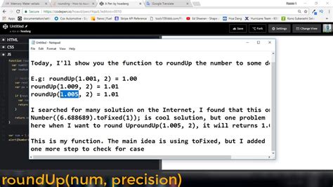 js round to 1 decimal