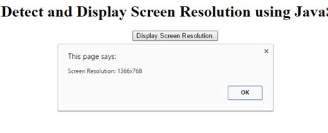 js screen size detection