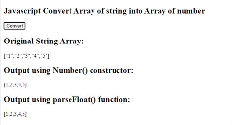 Js String Of Numbers To Array