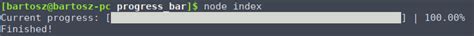 Js Terminal Progress Bar