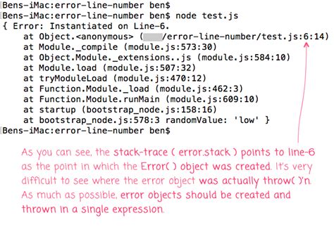Js Throw Error Stack Trace