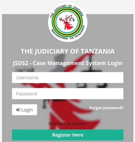 jsds judiciary go tz login