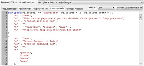 json request example