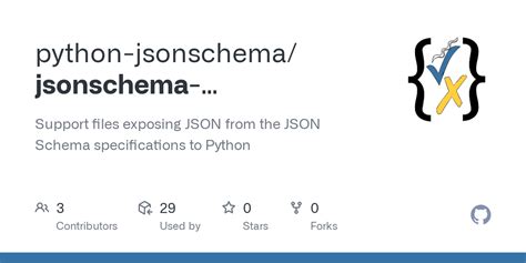 json schema python github