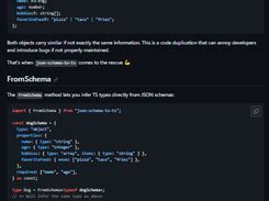 json schema to ts types