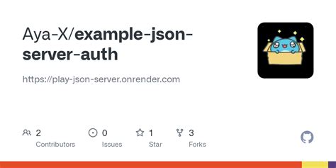 json server example github