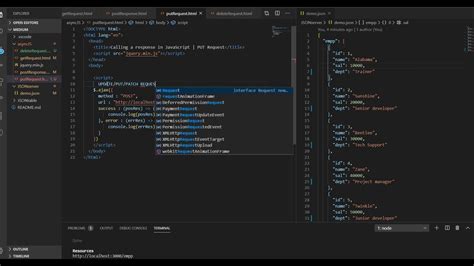 json server put request example