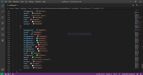 json viewer in visual studio code
