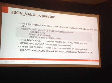 json_transform oracle 19c example