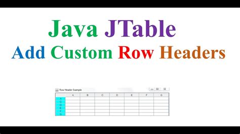Jtable Java Add Row