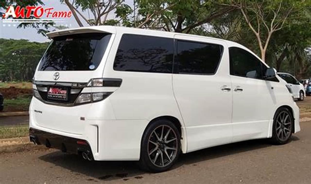 jual mobil vellfire bekas jakarta